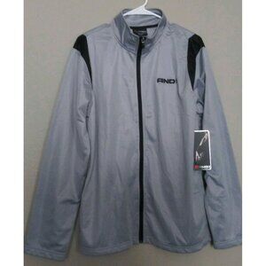 NWT And1 Warm Up Athletic Track Jacket Windbreaker Gray Men M 44" Holiday Gift
